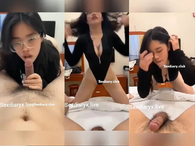 Em rau vú bự kính cận mút cục thịt điêu luyện